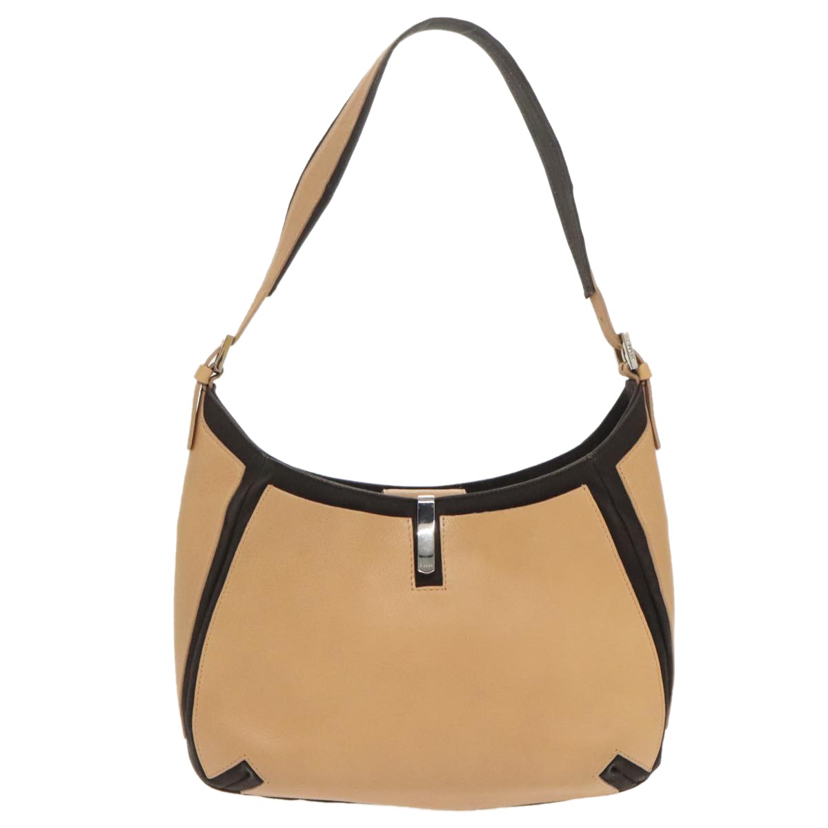 Bally Vintage Shoulder Bag Leather, BEIGE, LEATHER, Shoulder bag