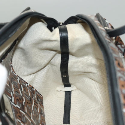 Salvatore Ferragamo Vintage Handbag Canvas, BROWN, CANVAS, Handbag