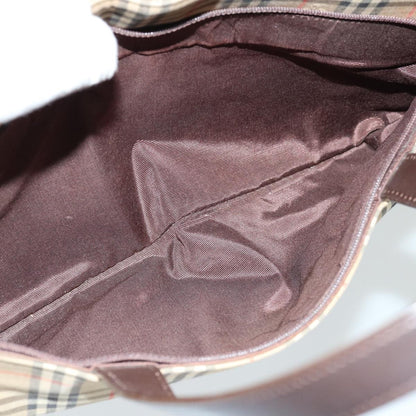 Burberry Nova Check Handbag Nova Check Canvas, BEIGE, CANVAS, Handbag