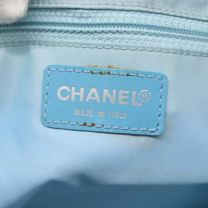 Chanel Travel Line Tote Nylon, BLUE, NYLON, Tote bag