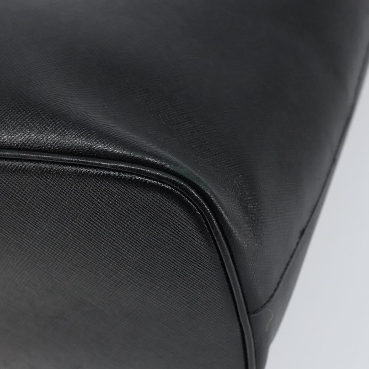 Salvatore Ferragamo Gancini handbag Leather, BLACK, LEATHER, Handbag