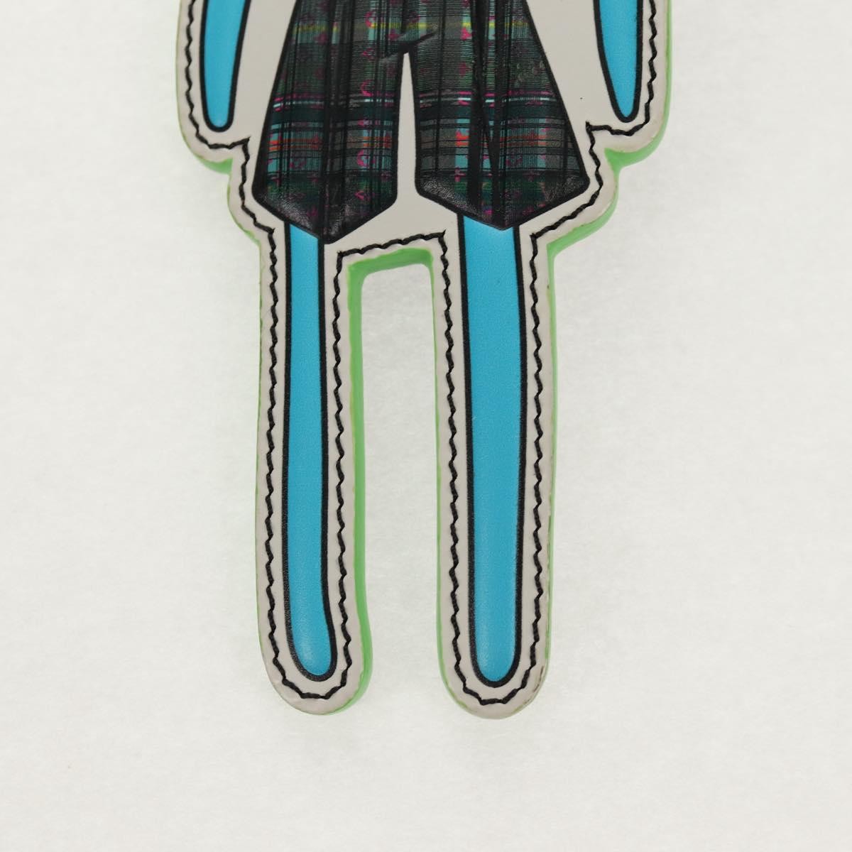 Louis Vuitton Rabbit Bag Charm Epi Leather and Fur, BLUE, LEATHER, Charms and Keychains