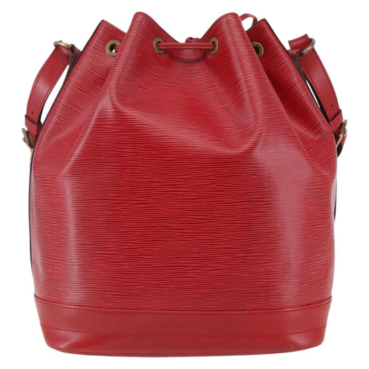 Louis Vuitton Noe Handbag Epi leather, RED, LEATHER, Shoulder bag