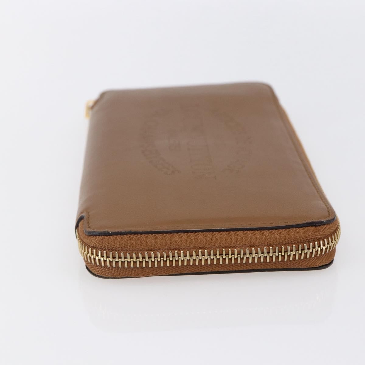Louis Vuitton Zippy wallet Leather, BROWN, LEATHER, Wallets
