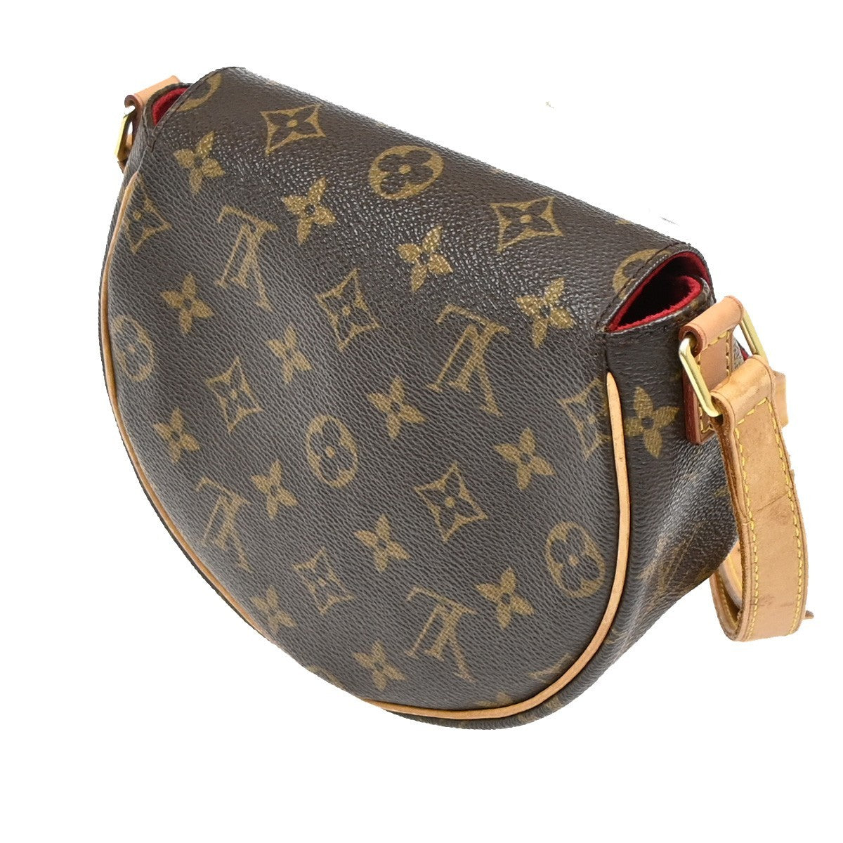 Louis Vuitton Tambourine Handbag Monogram Canvas, BROWN, CANVAS, Shoulder bag