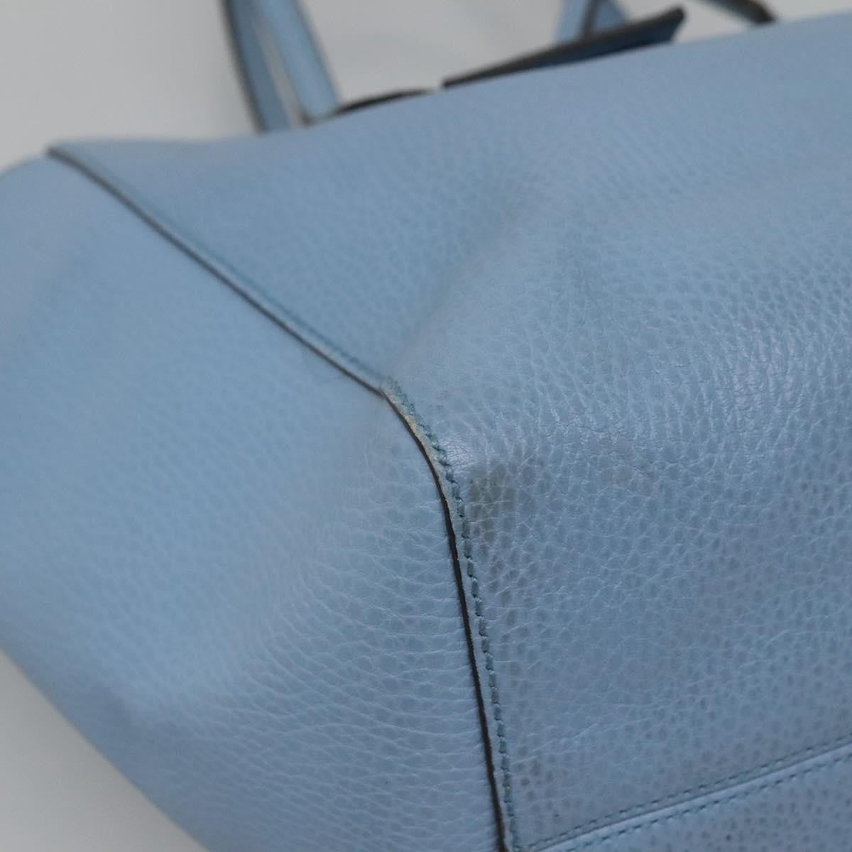 Gucci Swing Tote Leather, BLUE, LEATHER, Tote bag