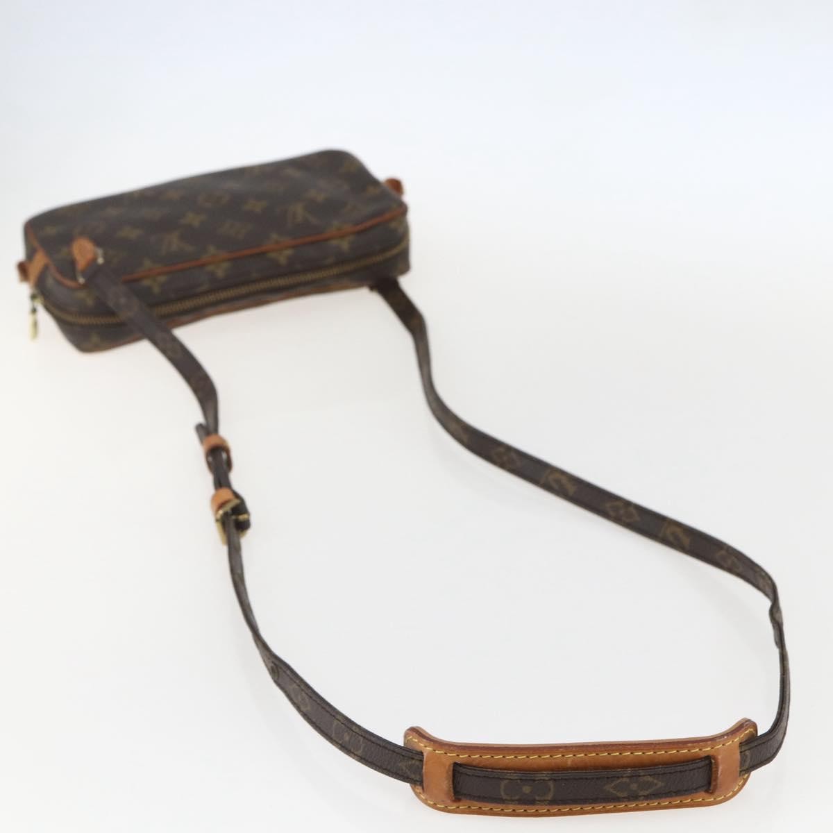 Louis Vuitton Pochette Marly Bandouliere Bag Monogram Canvas, BROWN, CANVAS, Clutche & pouche