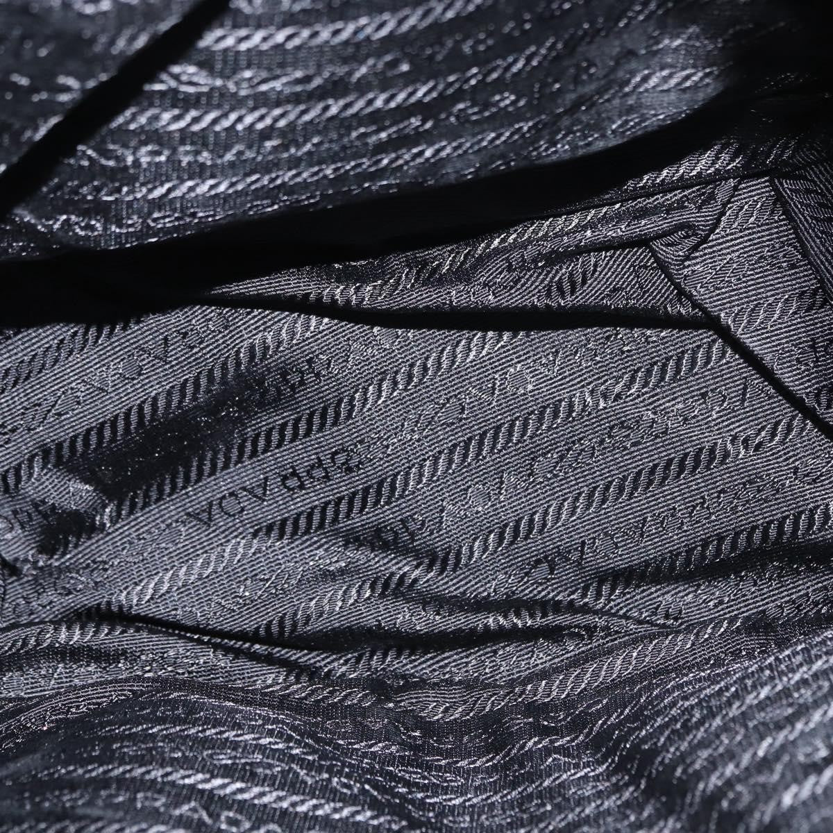 Prada Vela Double Front Pocket Backpack Tessuto with Saffiano Leather, BLACK, NYLON, Backpack