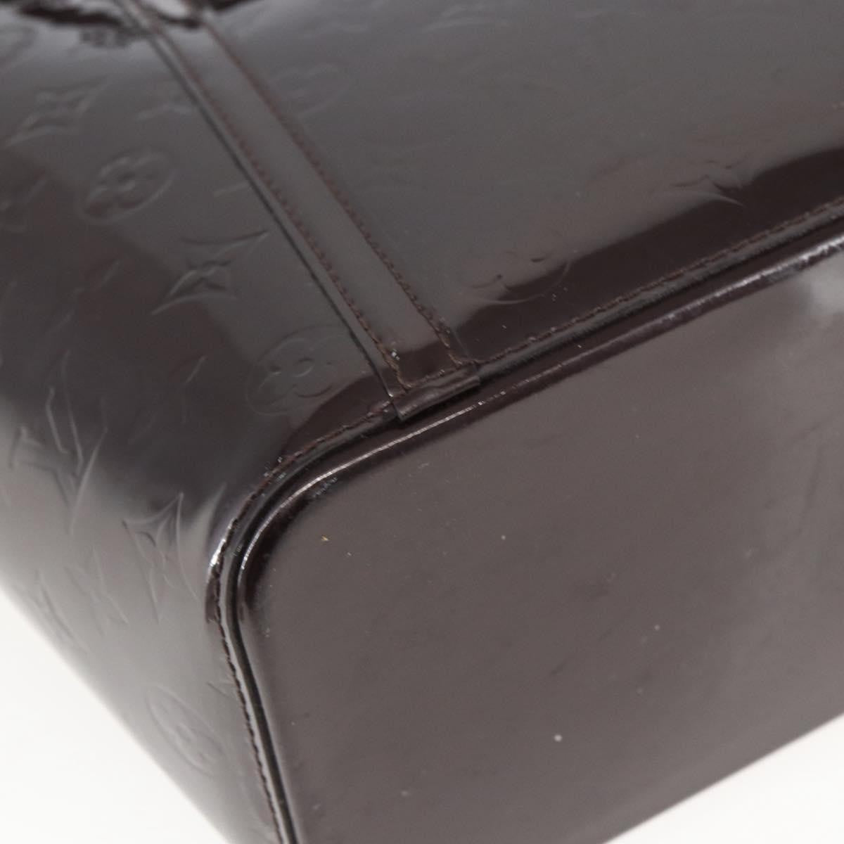 Louis Vuitton Avalon Handbag Monogram Vernis, PURPLE, PATENT_LEATHER, Handbag