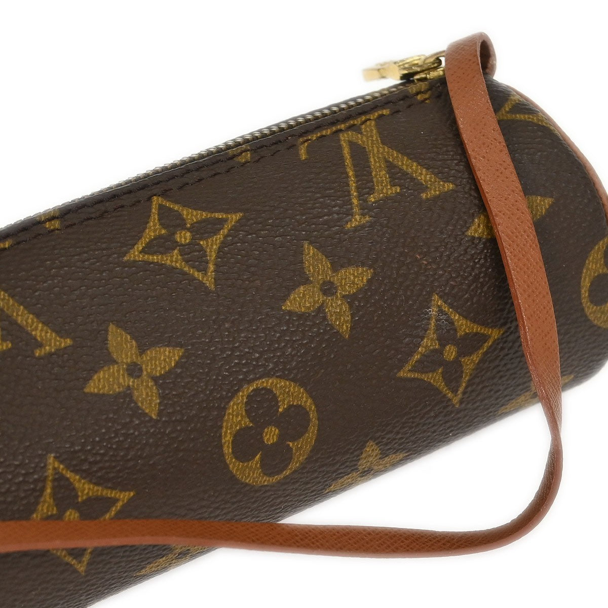 Louis Vuitton Papillon Pochette Monogram Canvas, BROWN, CANVAS, Clutche & pouche