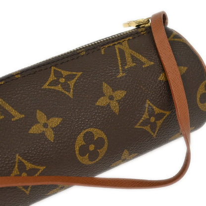 Louis Vuitton Papillon Pochette Monogram Canvas, BROWN, CANVAS, Clutche & pouche
