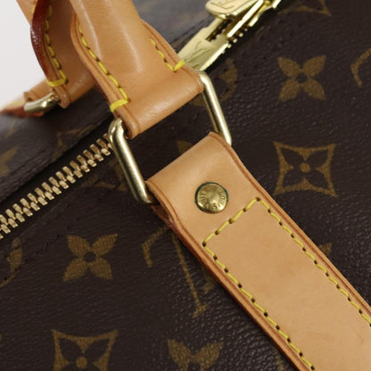 Louis Vuitton Keepall Bandouliere Bag Monogram Canvas, BROWN, CANVAS, Travel bag