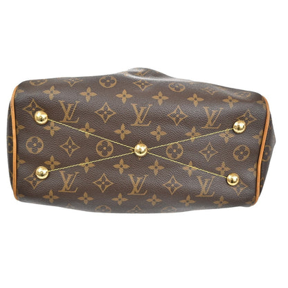Louis Vuitton Tivoli Handbag Monogram Canvas, BROWN, CANVAS, Handbag