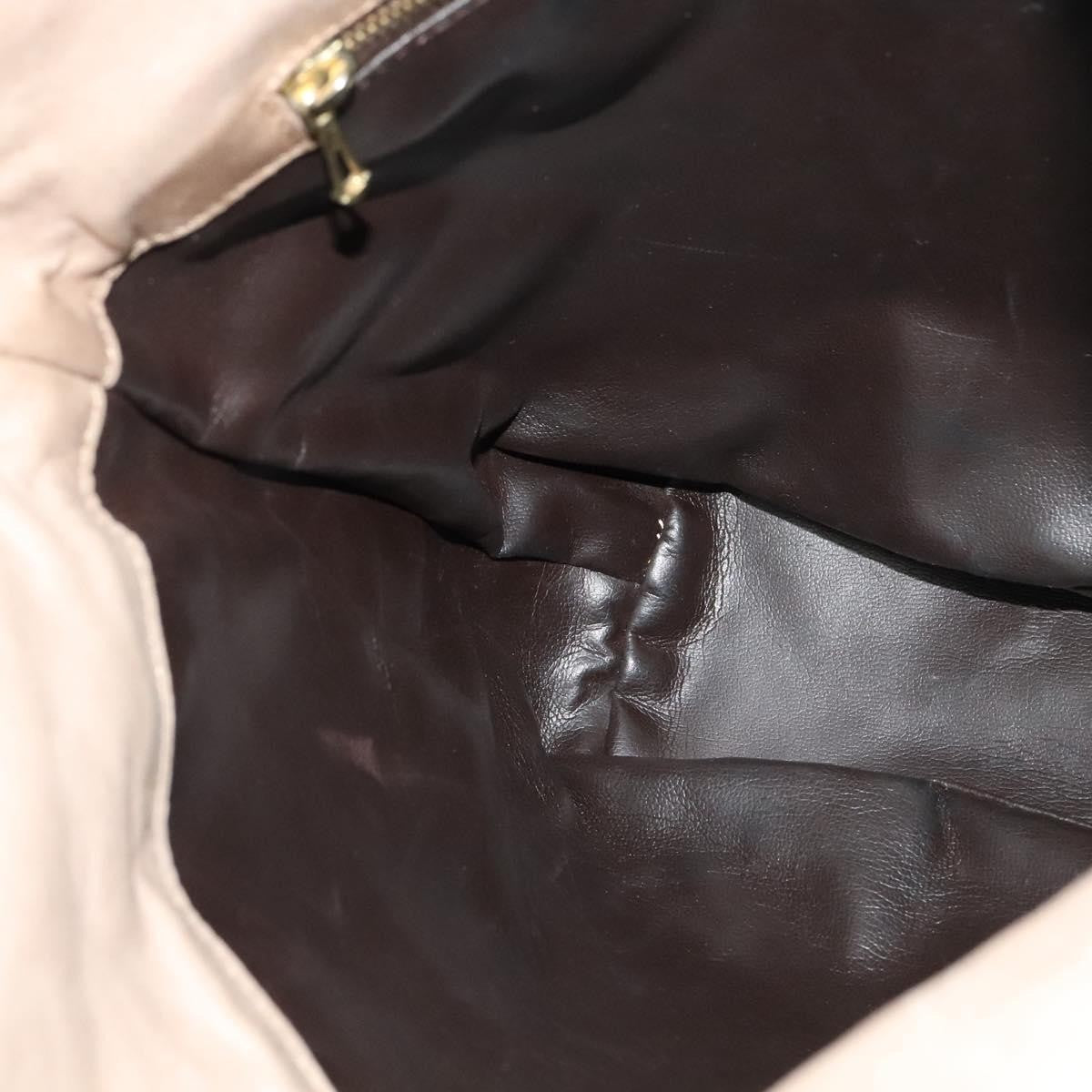 Bottega Veneta Drawstring Shoulder Bag Intrecciato Nappa, BEIGE, LEATHER, Shoulder bag