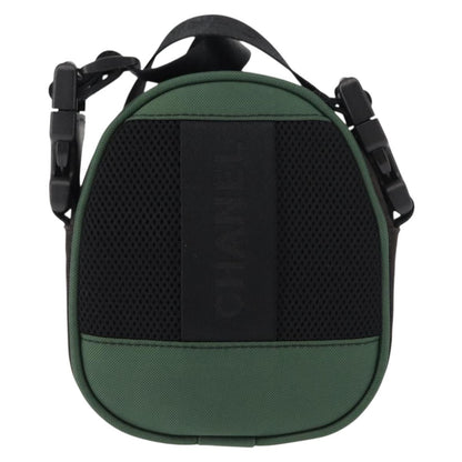 Chanel Sport Line Crossbody Bag Coated Canvas, BLACK, CANVAS, Crossbody bag