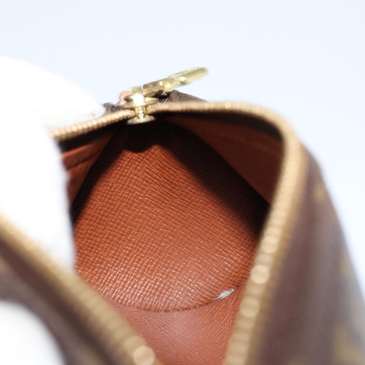 Louis Vuitton Papillon Pochette Monogram Canvas, BROWN, CANVAS, Clutche & pouche