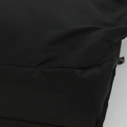 Prada Vintage Flap Messenger Bag Tessuto, BLACK, NYLON, Shoulder bag