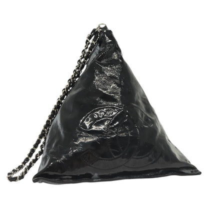 Chanel Bon Bon Pyramid Wristlet Patent, BLACK, PATENT_LEATHER, Shoulder bag