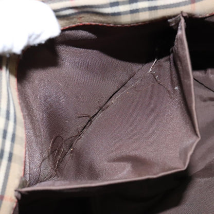 Burberry Nova Check Handbag Nova Check Canvas and leather, BEIGE, CANVAS, Handbag