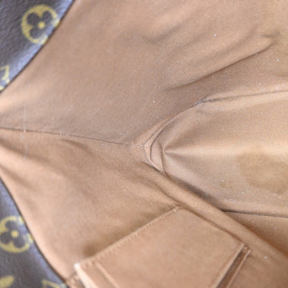 Louis Vuitton Shopping Sac Handbag Monogram Canvas, BROWN, CANVAS, Tote bag