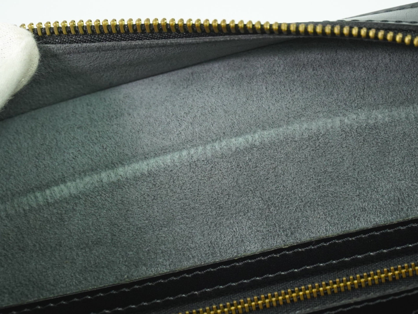 Louis Vuitton Saint Jacques Handbag Epi Leather, BLACK, LEATHER, Tote bag