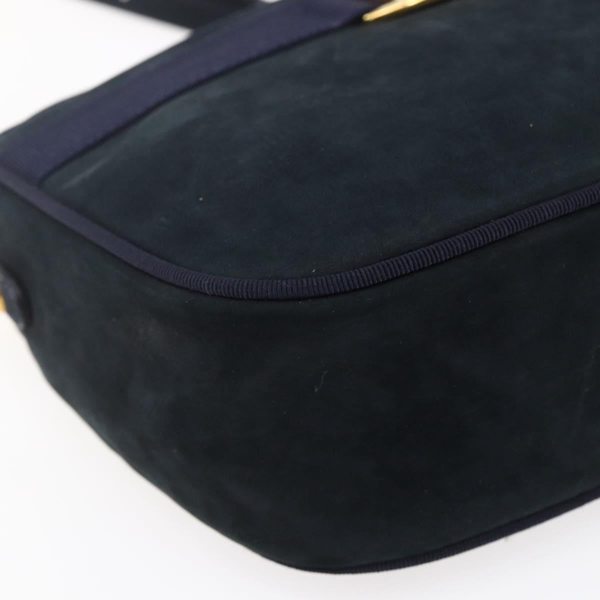 Salvatore Ferragamo Vala Shoulder Bag Leather, NAVY, LEATHER, Shoulder bag