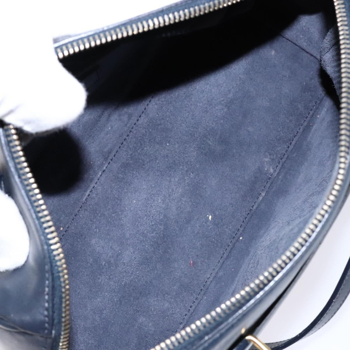 Saint Laurent Classic Baby Duffle Bag Leather, NAVY, LEATHER, Handbag