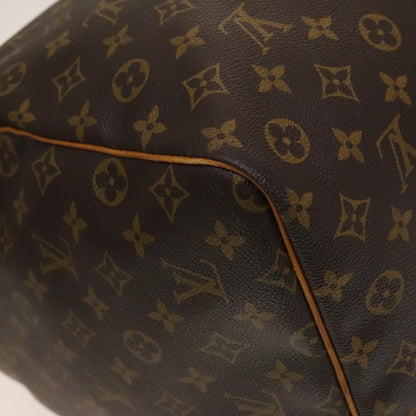 Louis Vuitton Keepall Bag Monogram Canvas, BROWN, CANVAS, Travel bag