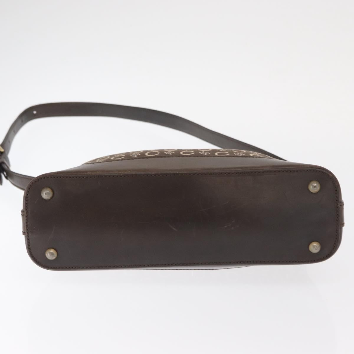 Celine C Macadam Shoulder bag Canvas, BROWN, CANVAS, Shoulder bag