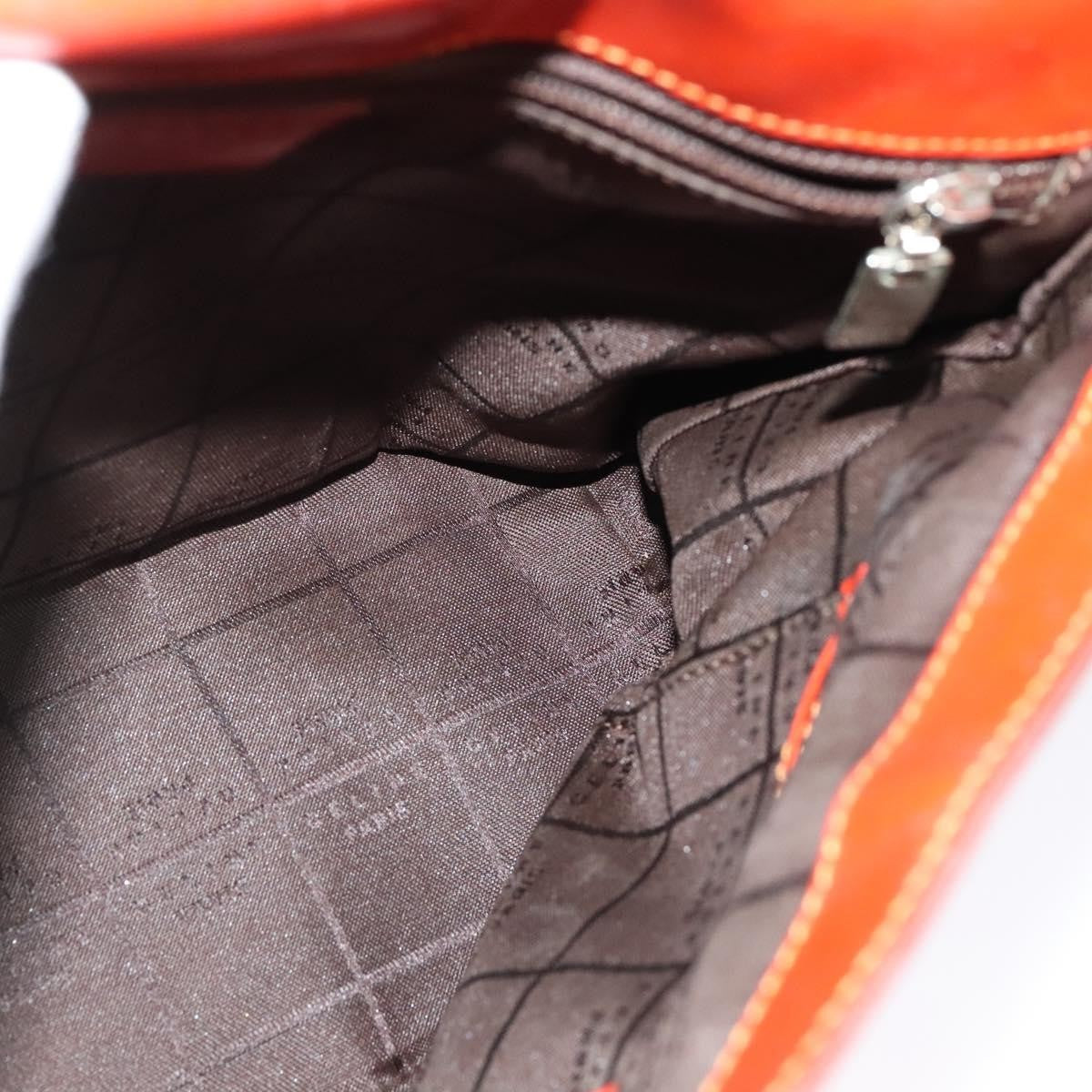 Celine Shoulder Bag Canvas, ORANGE, CANVAS, Shoulder bag