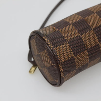 Louis Vuitton Papillon Pochette Damier, BROWN, CANVAS, Handbag