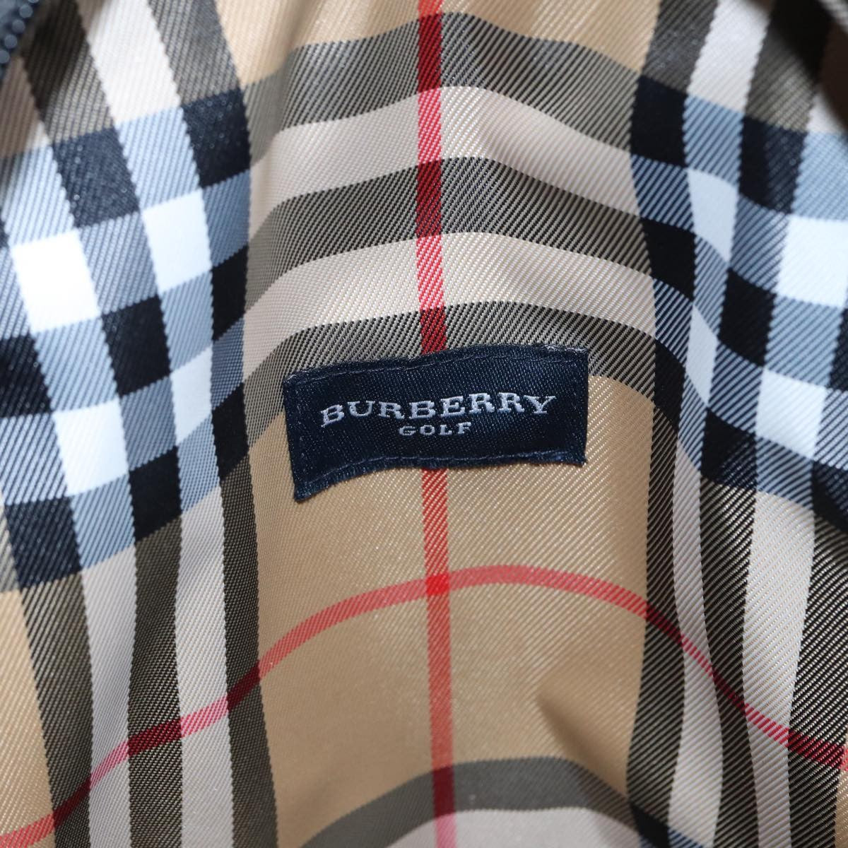 Burberry Golf handbag Nylon, BLACK, NYLON, Handbag