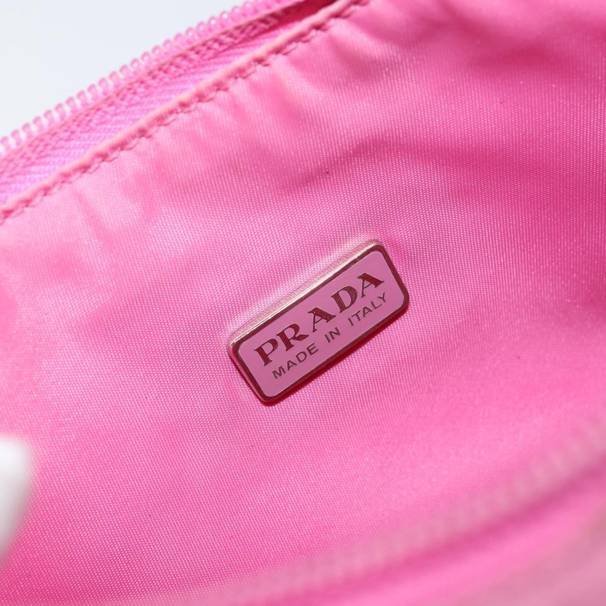 Prada Hobo Tessuto, PINK, NYLON, Handbag