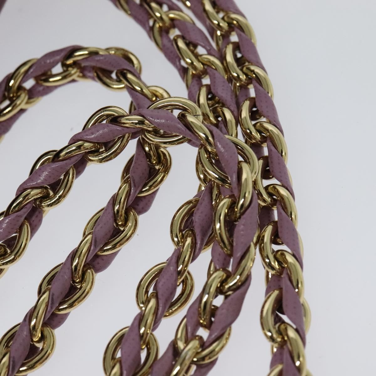 Salvatore Ferragamo Vara Bow Chain Tote Leather, PURPLE, LEATHER, Tote bag