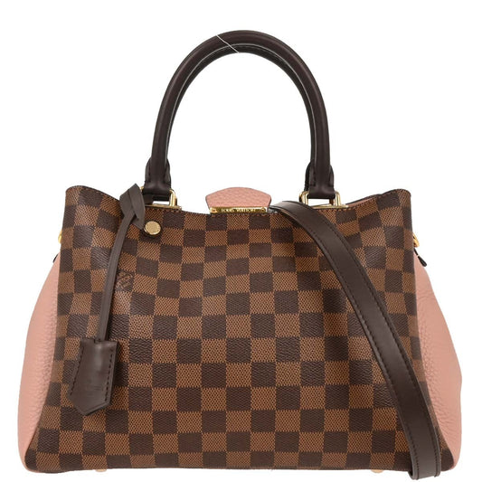 Louis Vuitton Brittany Handbag Damier, BROWN, CANVAS, Handbag