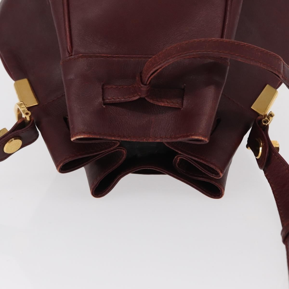 cartier Must de cartier bag Leather, BURGUNDY, LEATHER, Shoulder bag