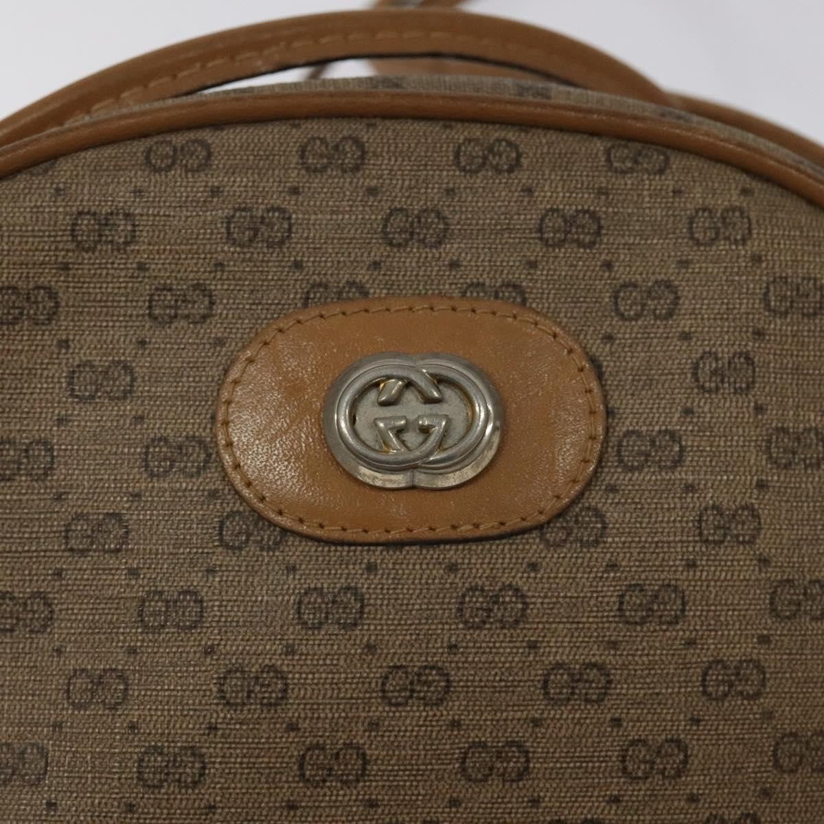 Gucci Micro GG supreme shoulder bag GG canvas, BEIGE, PVC, Shoulder bag