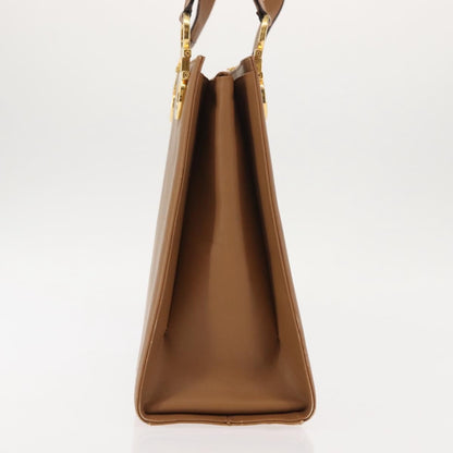 Salvatore Ferragamo Gancini Shoulder Bag Leather, BEIGE, LEATHER, Shoulder bag