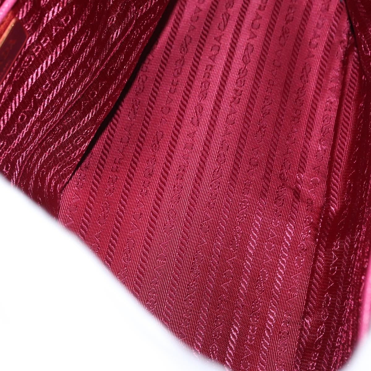 Prada Double Zip Lux Tote Saffiano Leather, PINK, LEATHER, Handbag