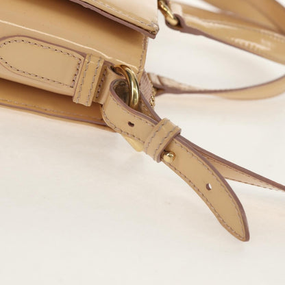 Salvatore Ferragamo Convertible Vara Bow Tote Patent Leather, BEIGE, PATENT_LEATHER, Tote bag