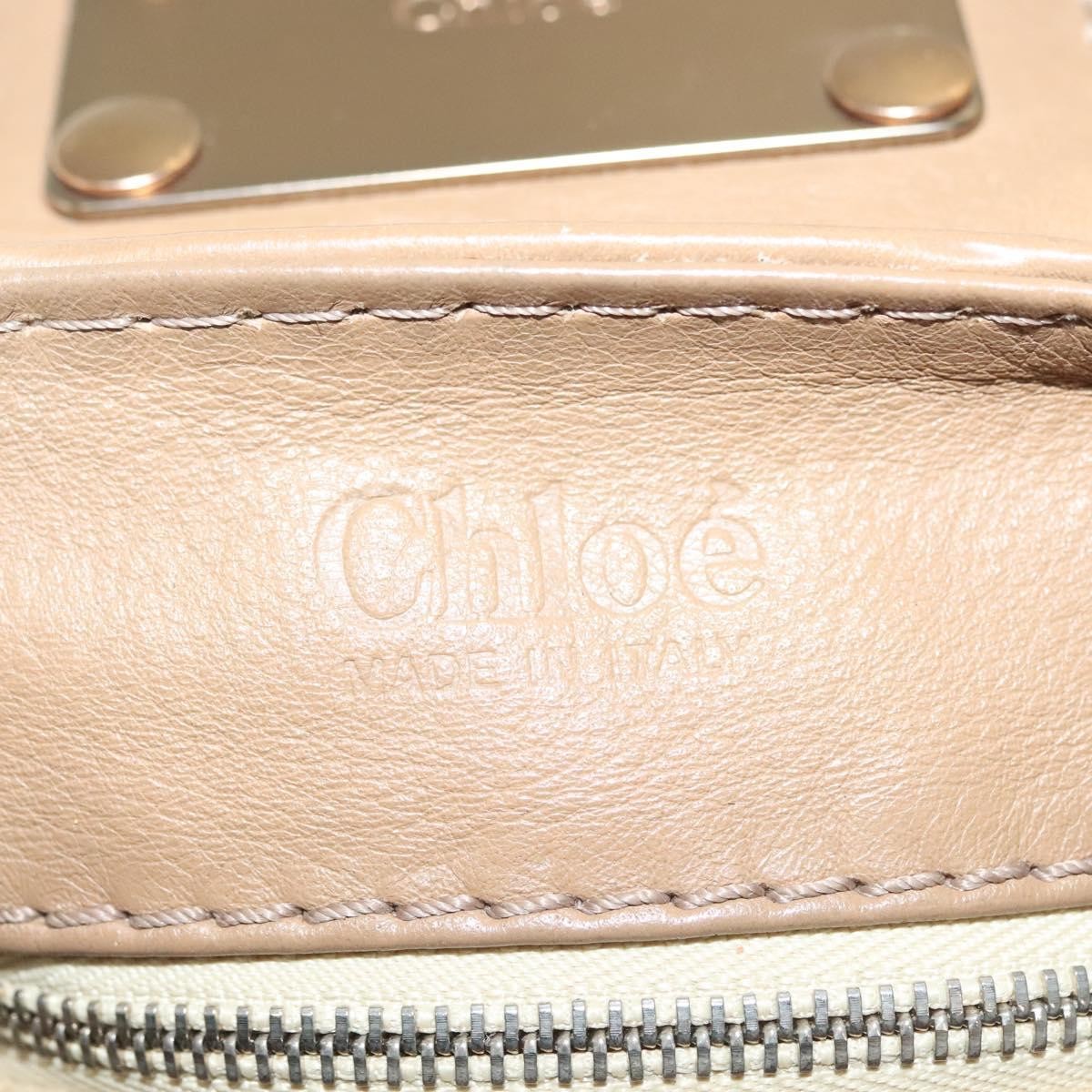 Chloe Paddington Lock Handbag Leather, BROWN, LEATHER, Handbag