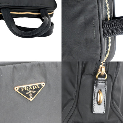 Prada Vintage Handbag Tessuto, Black, Nylon, Handbag