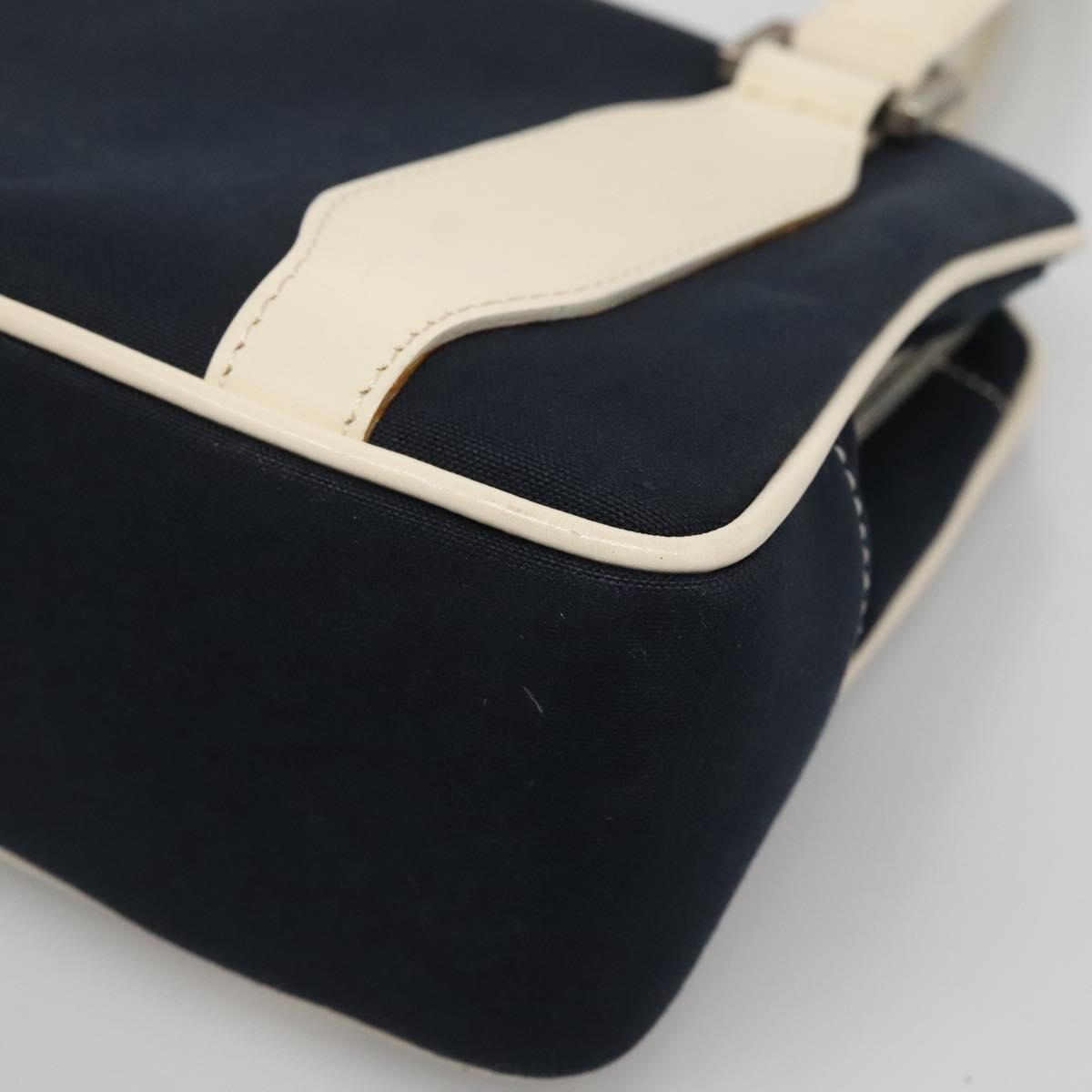 Fendi Vintage Top Handle Bag PVC, NAVY, CANVAS, Handbag