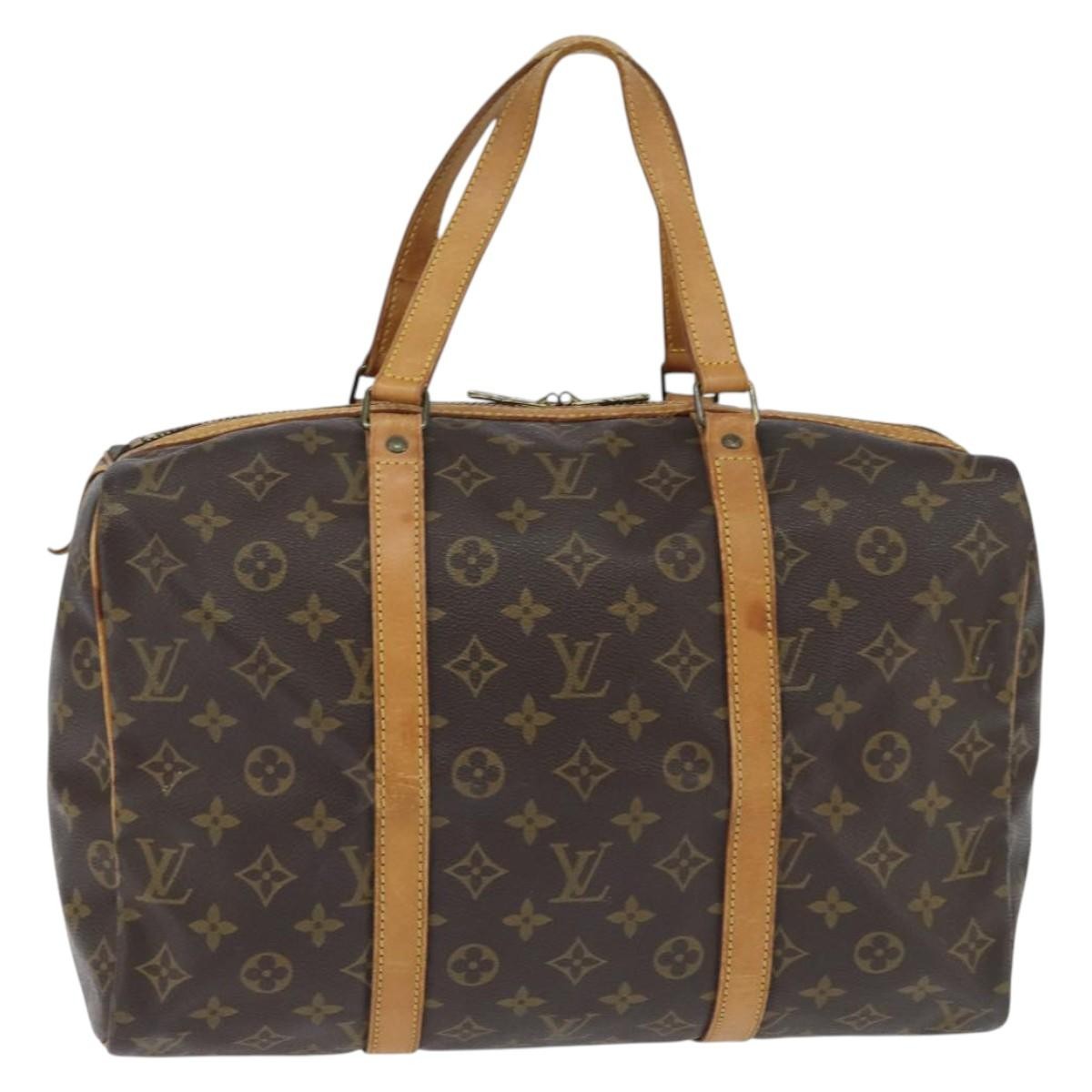 Louis Vuitton Sac Souple Handbag Monogram Canvas, BROWN, CANVAS, Travel bag