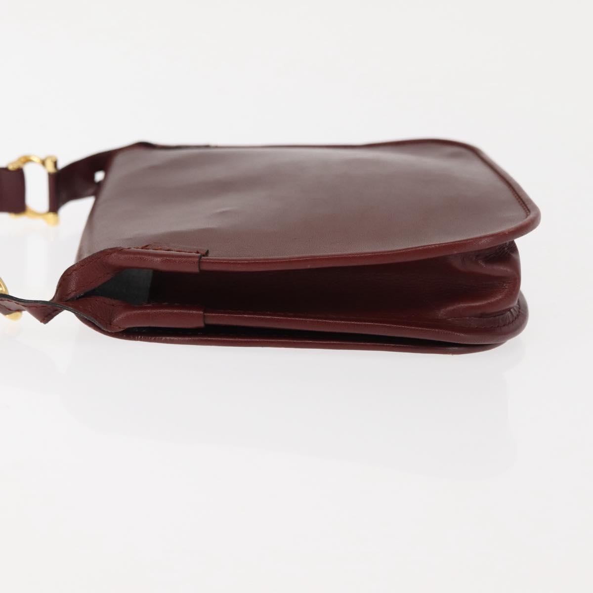 cartier Must de Cartier Shoulder Bag Leather, BURGUNDY, LEATHER, Shoulder bag