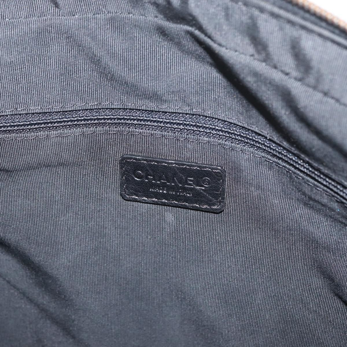 Chanel Surpique Zip Around Satchel Quilted Leather, BLACK, LEATHER, Handbag