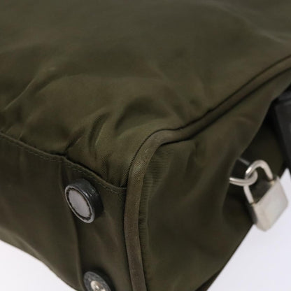 Prada Tote Vitello Daino Vitello Daino, GREEN, NYLON, Tote bag