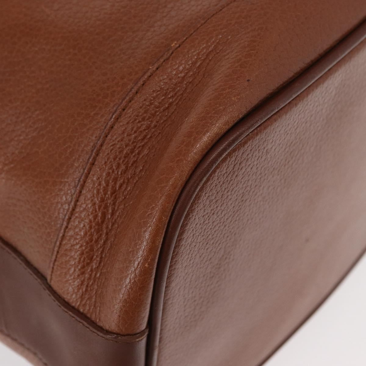 Burberry Vintage Shoulder Bag Leather, BROWN, LEATHER, Shoulder bag