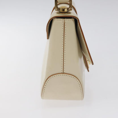 Salvatore Ferragamo Gancini handbag Leather, BEIGE, LEATHER, Handbag