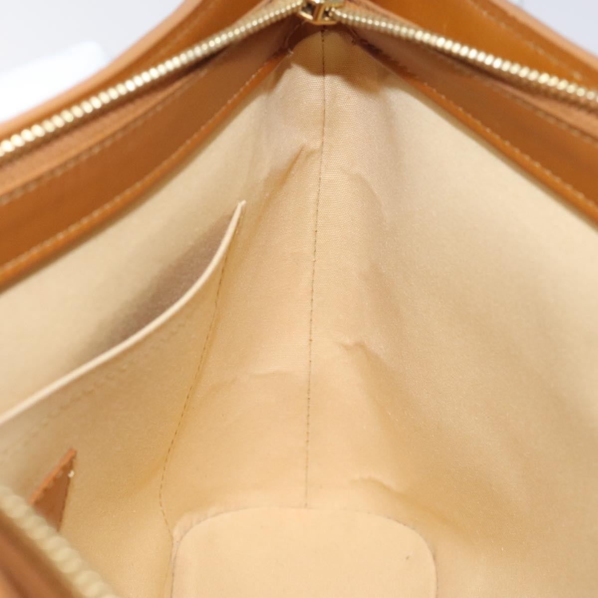 Louis Vuitton Lucille Handbag Mini Lin, BEIGE, CANVAS, Handbag